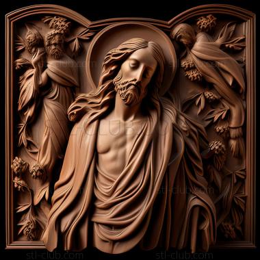 3D model st jesus (STL)